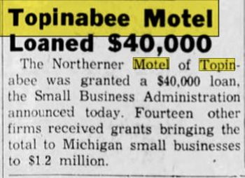 Northerner Motel (Breakers Restaurant) - Apr 1957 Article